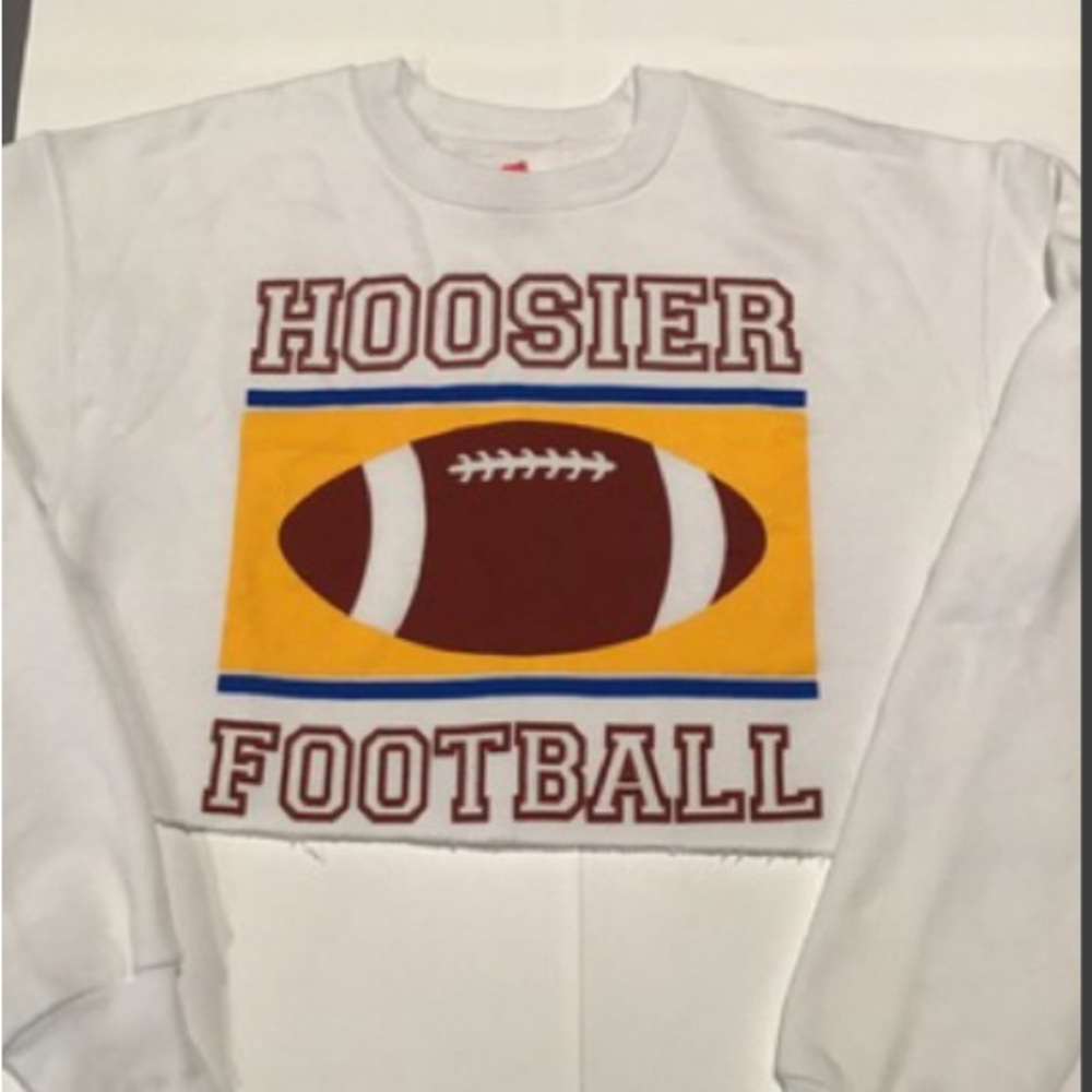 Indiana Hoosiers Cropped Sweatshirt